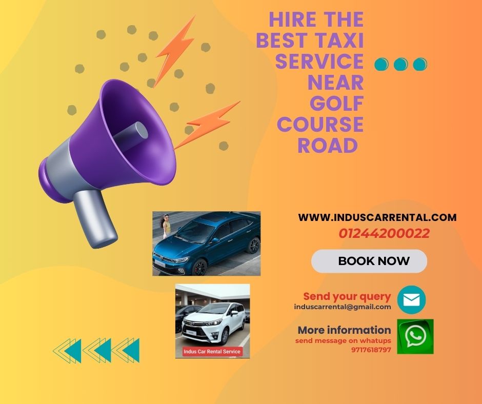 Hire Top Taxi Service near Golf Course Road Gurgaon 1 Golf Course road bannerjpg