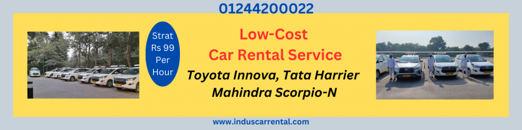 Low Cost Car Rental Service Banner