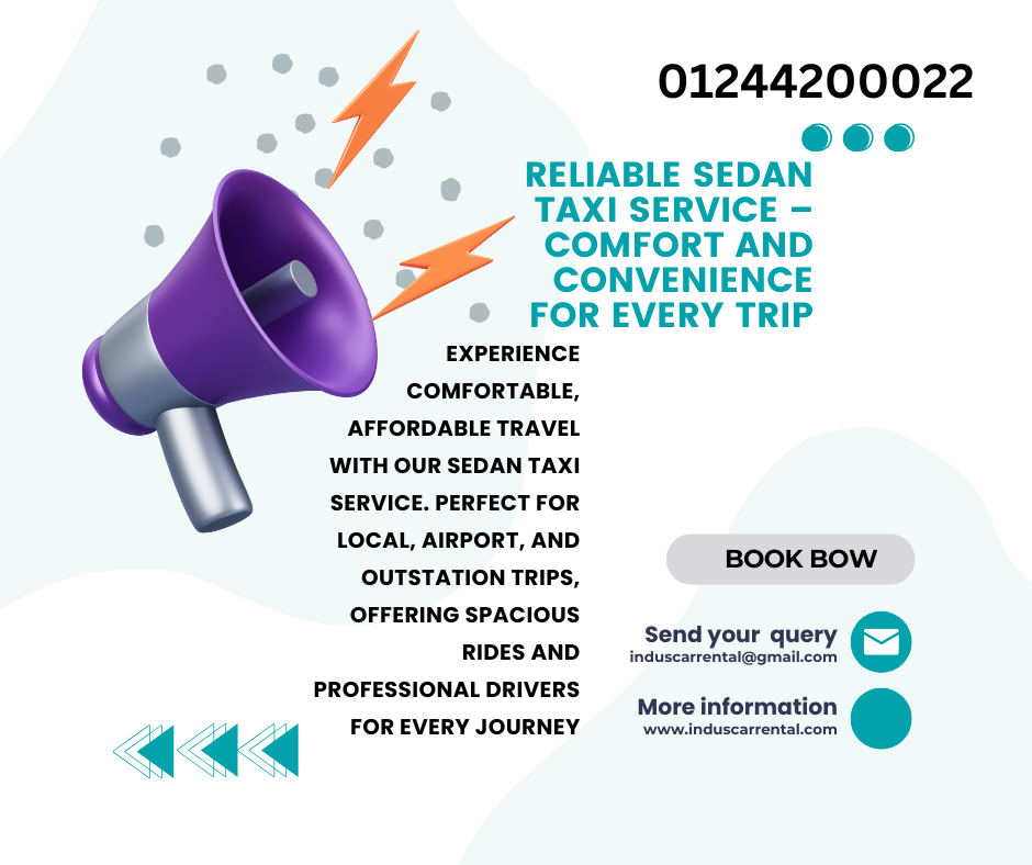Reliable Sedan Taxi Service – Comfort and Convenience for Every Trip 1 Sedan taxi service