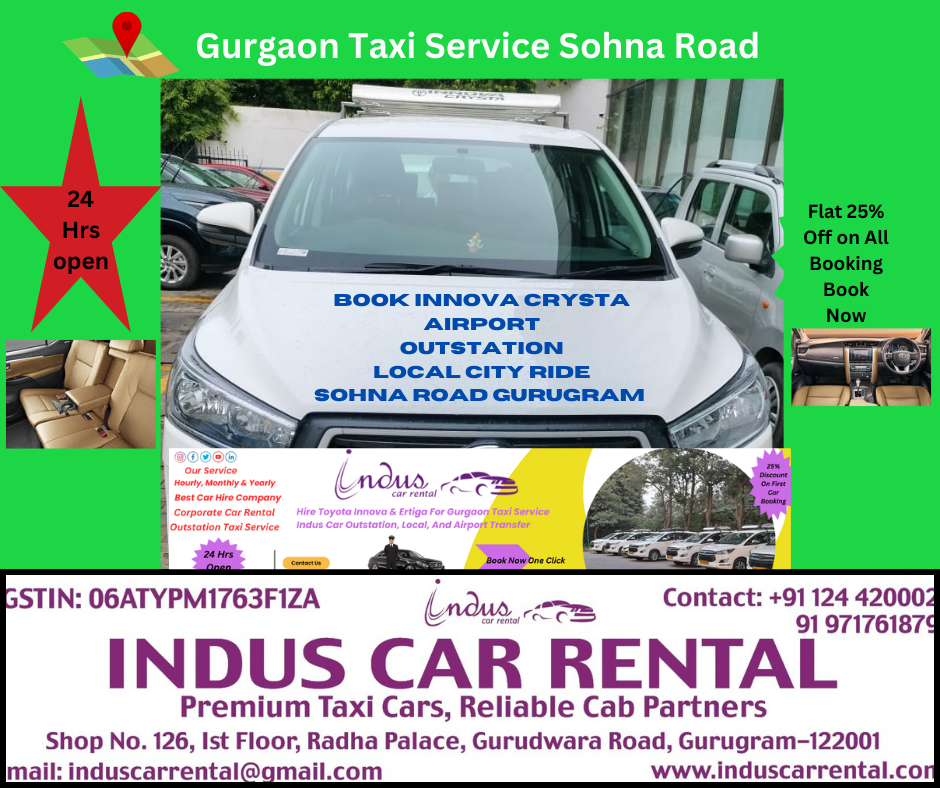 Reliable Gurgaon Taxi Service for Hourly, Monthly, Yearly 1 Car Rental Sohna Road 1