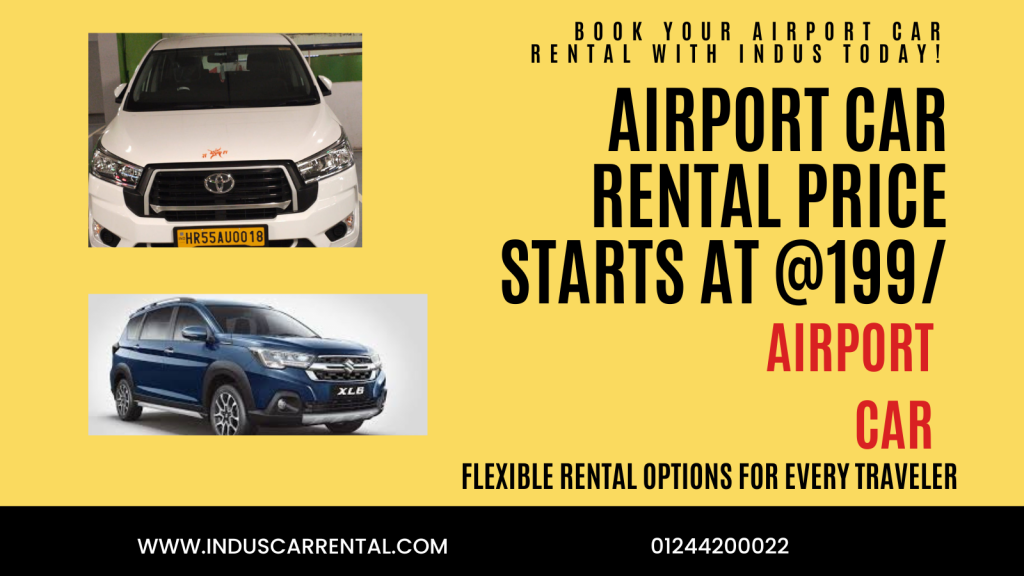 Book Innova Cab to Airport with Indus Car Rental 1 Flexible Rental Options for Every Traveler
