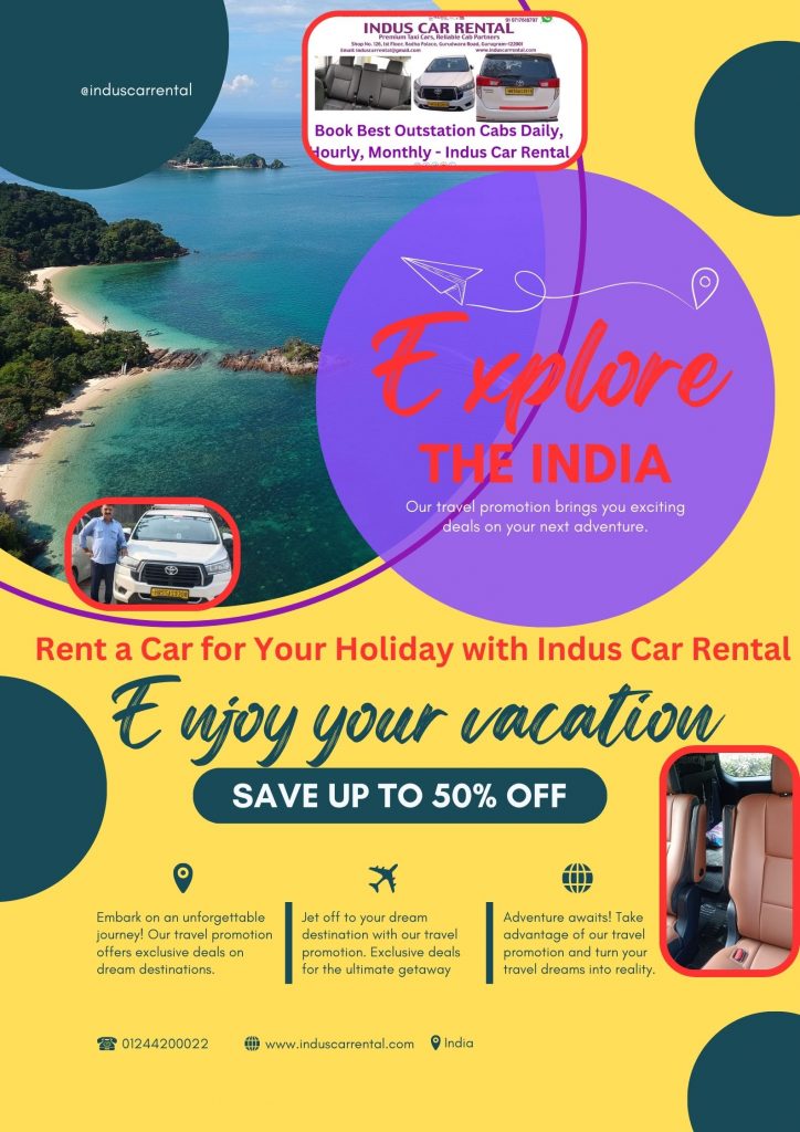 Rent a Car for Your Holiday with Indus Car Rental 1 Car Hire for Holidays