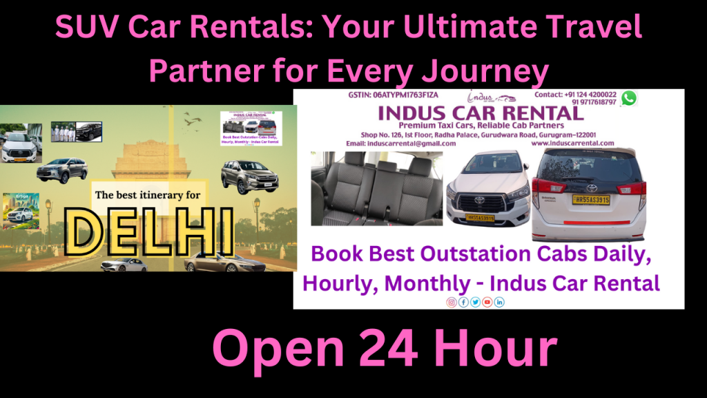 SUV Car Rental Indus Car