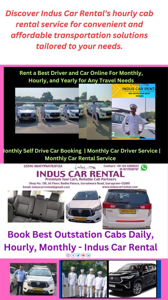 Hourly Cab Rental Service Indus Car