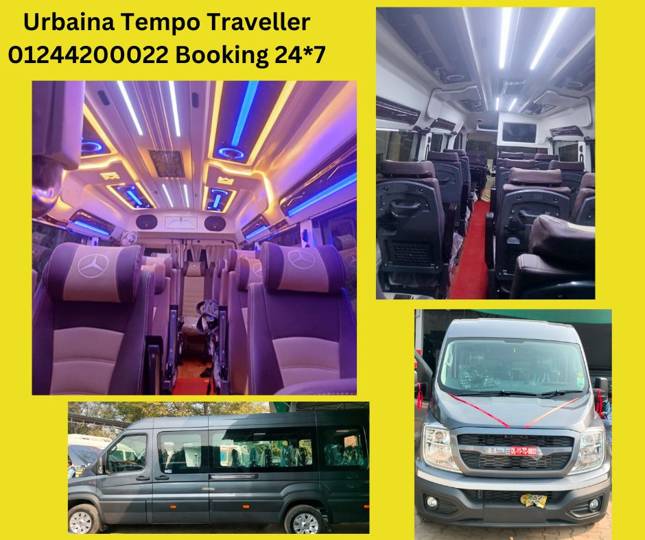 Urbania Tempo Traveller: Experience Comfort with Indus Car 01244200022 1 Urbaina Tempo traveller