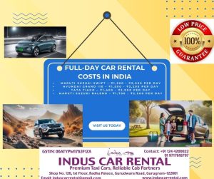 Full Day Car Rental Costs in India