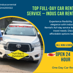 Experience flexibility and elegance with Indus Car Rental’s full-day service for all travel needs. Discover affordable options today.